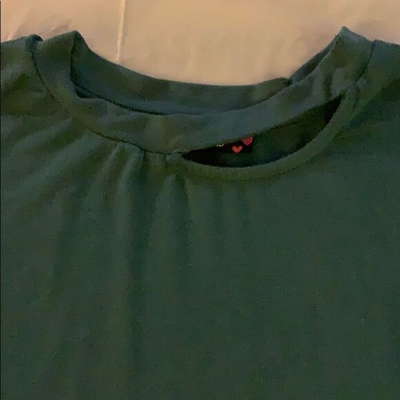 NWOT Green Long sleeve shirt. Size 12 - Picture 3 of 4